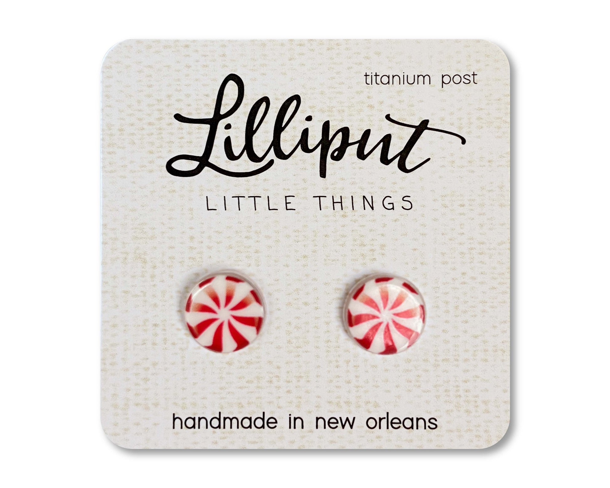 Peppermint Earrings // Stocking Stuffer - The Envy Co