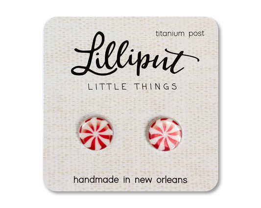Peppermint Earrings // Stocking Stuffer - The Envy Co