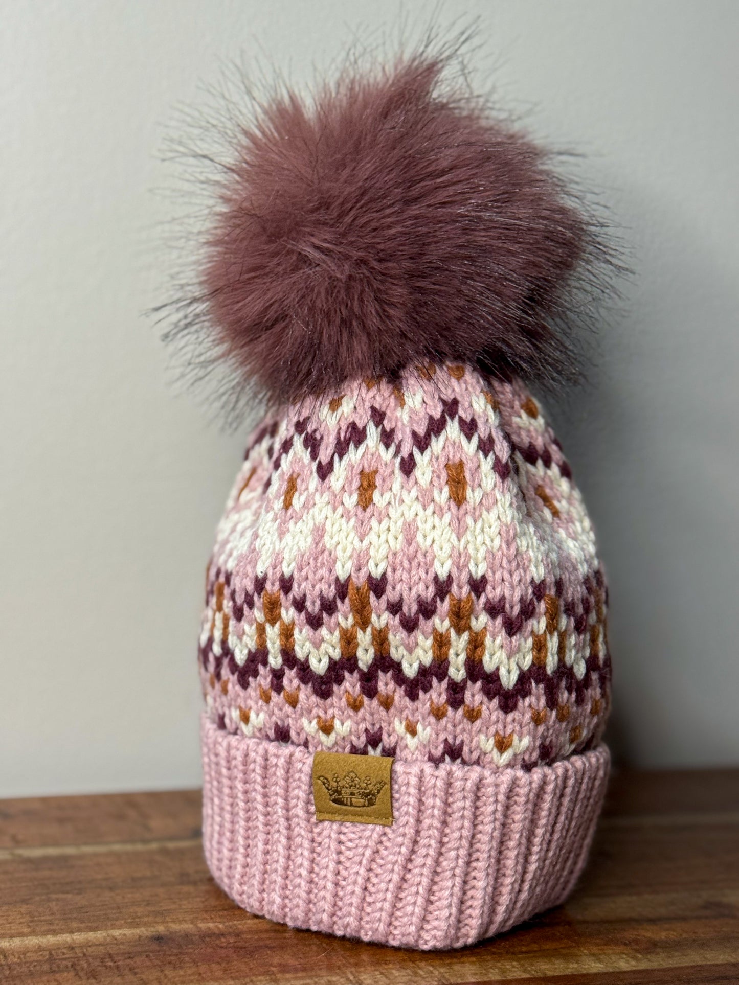 Pink Pom Hat