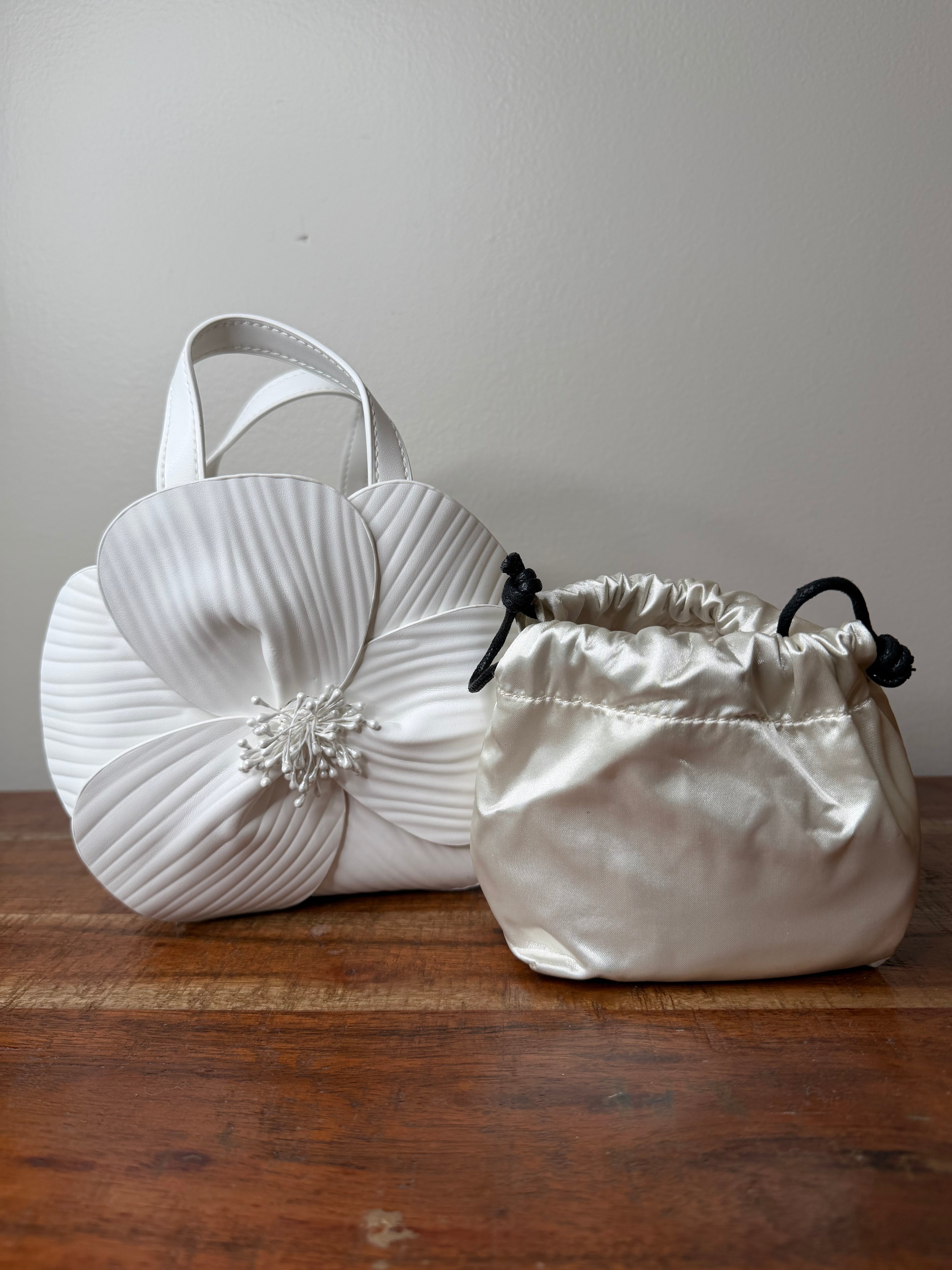 Monroe Flower Bag - Recycled Vegan Leather - The Envy Co