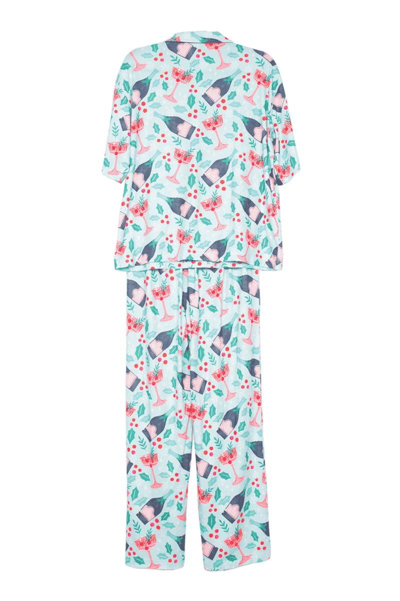 Pop The Bubbly Festive PJ Set
