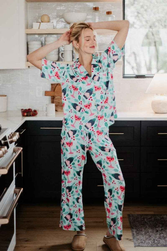 Pop The Bubbly Festive PJ Set