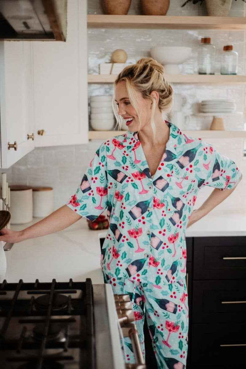 Pop The Bubbly Festive PJ Set