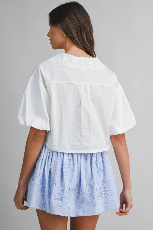 Charlotte Cotton Pintuck Blouse | Cotton Clothing – The Envy Co
