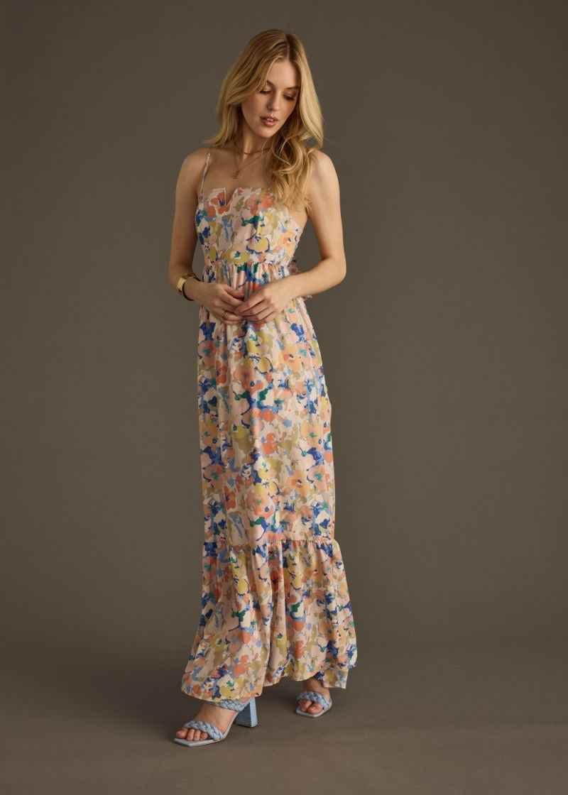 Lush Bloom Maxi Dress - Fall Dresses for woman - Online Woman's Boutique - The Envy Co, Painesville OH