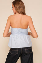 Ruched Strapless Top - The Envy Co