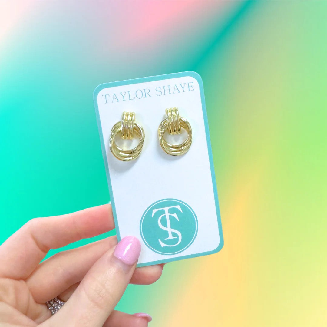 Becky Mini Hoop - Cubic Zirconia Earrings - The Envy Co