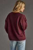 Wine Weather Sweater - Winery Geneva OH - Wine - Wine Apparel - Geneva OH - Wine Country - Napa Vineyards Outfit - Sweater Weather - Fall Sweater -Winery Outfit for woman - Winery top for woman - Winery outfit Inspo - California wineries - California Napa Valley - Woman's Clothing, Lake County OH - Woman's Clothing Boutique - The Envy Co, Painesville OH