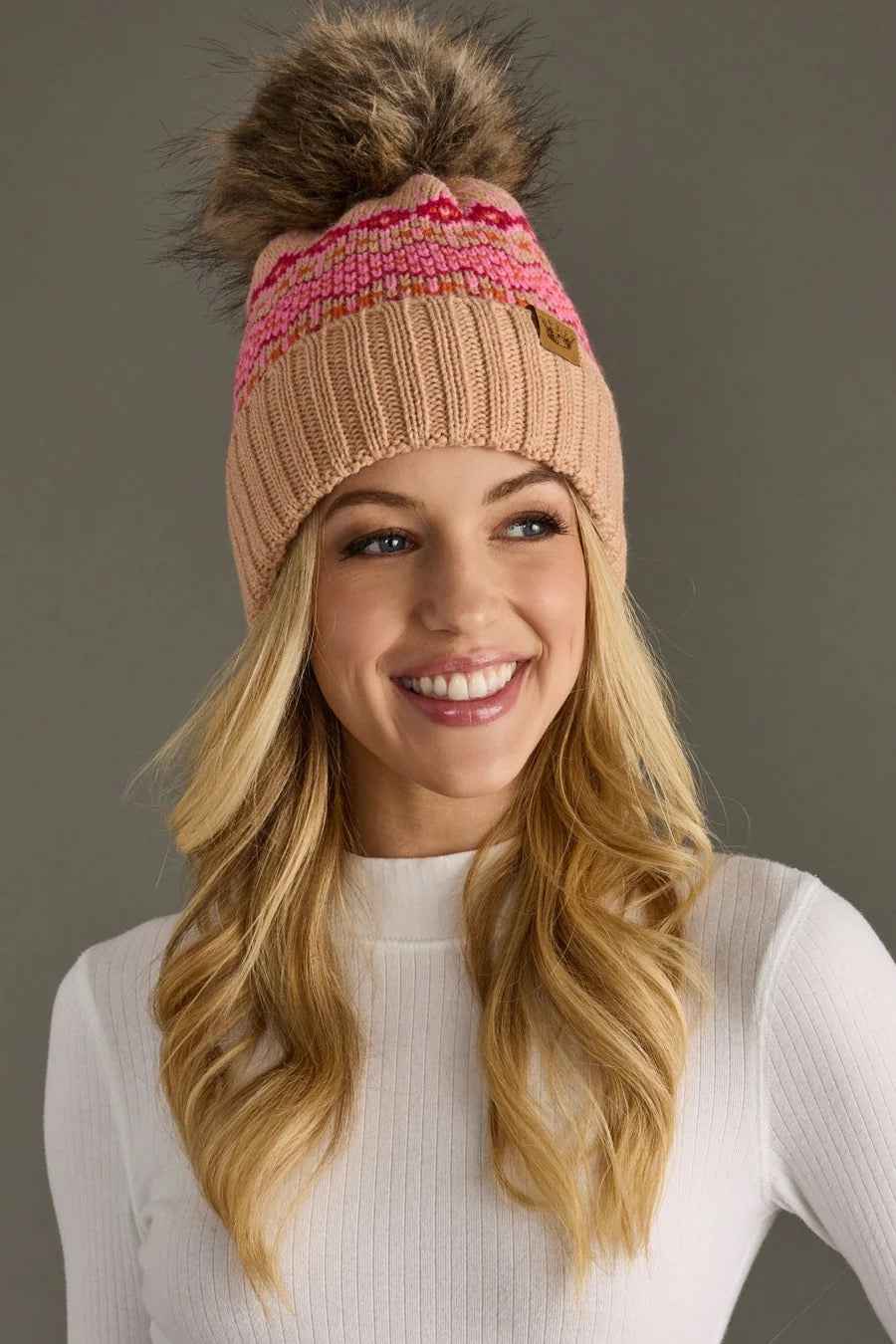 Colorful Pom Hat