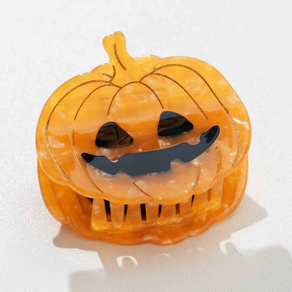 Jack O Lantern Claw Clip