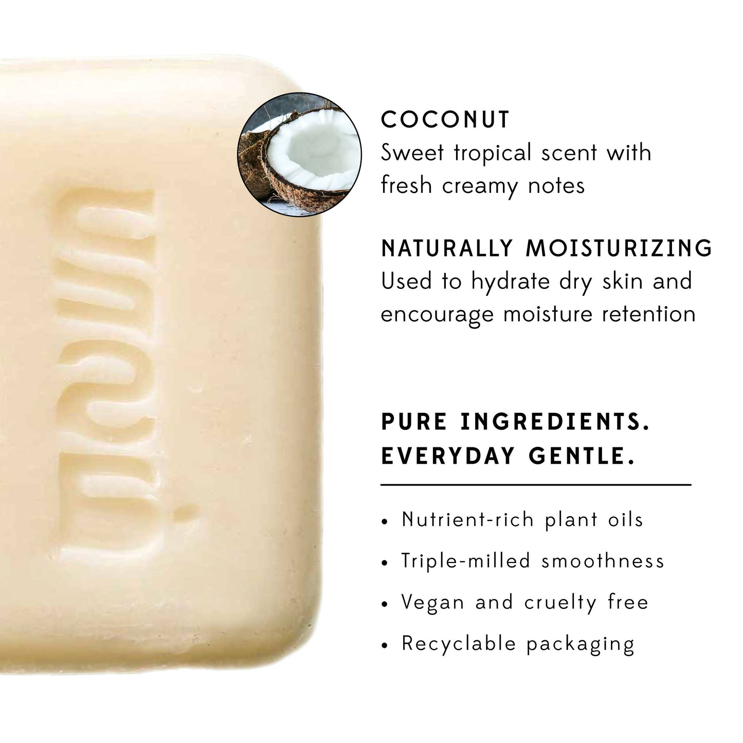 Coconut Soap - Vegan & Cruelty Free