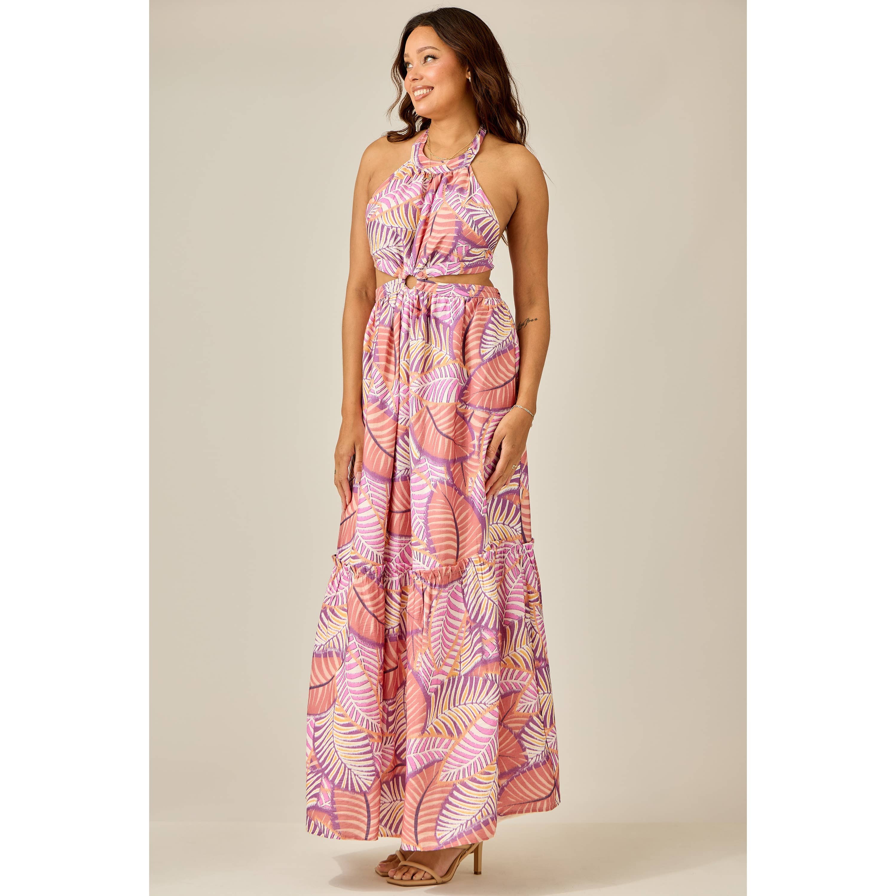 Sunset Palms Maxi Dress - The Envy Co