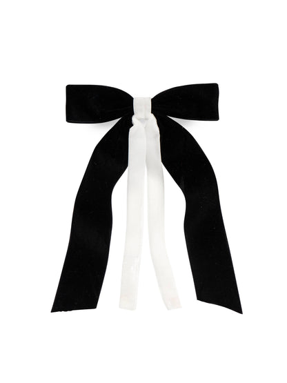Velvet Bow Clip - The Envy Co