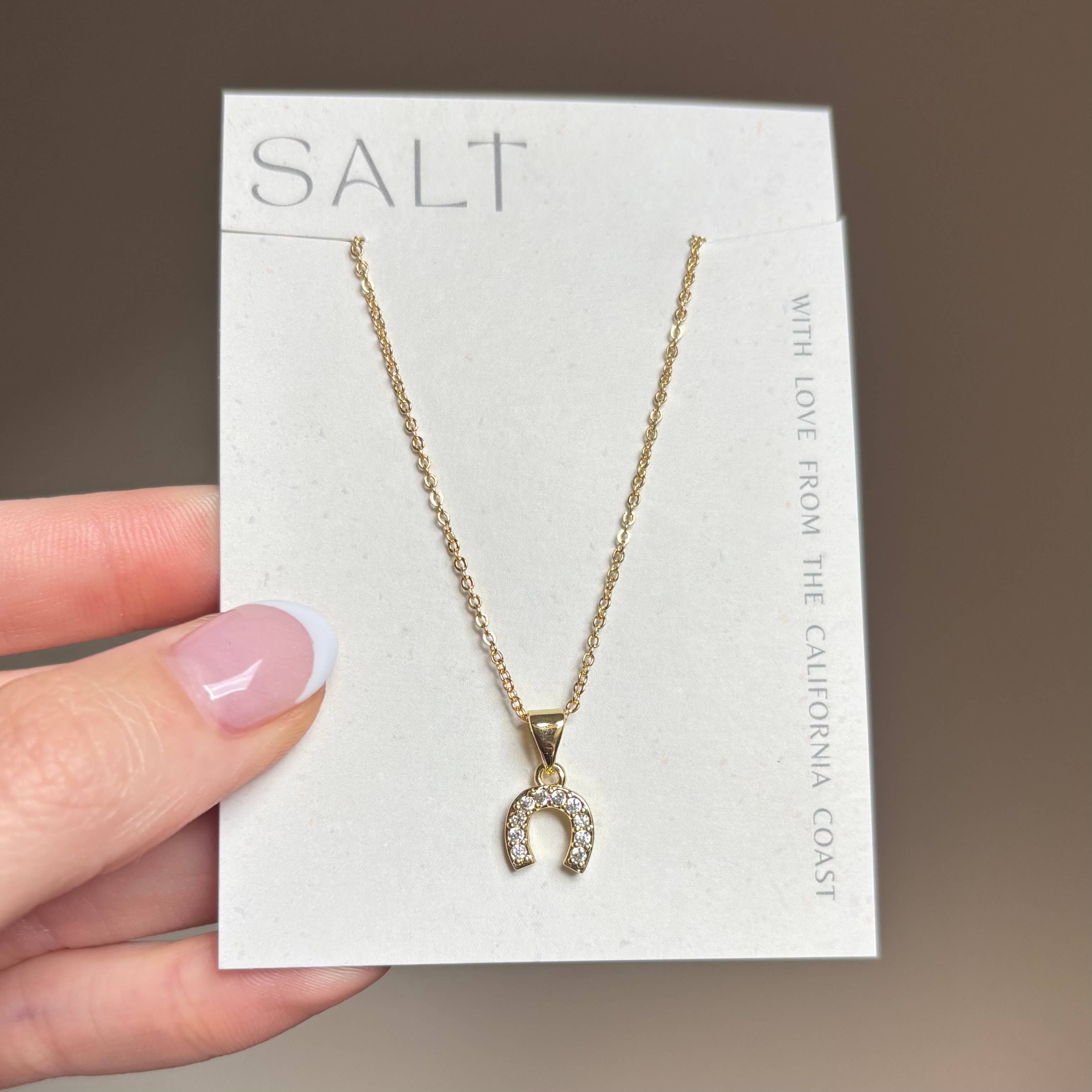 Lucky Girl Horseshoe Necklace - The Envy Co