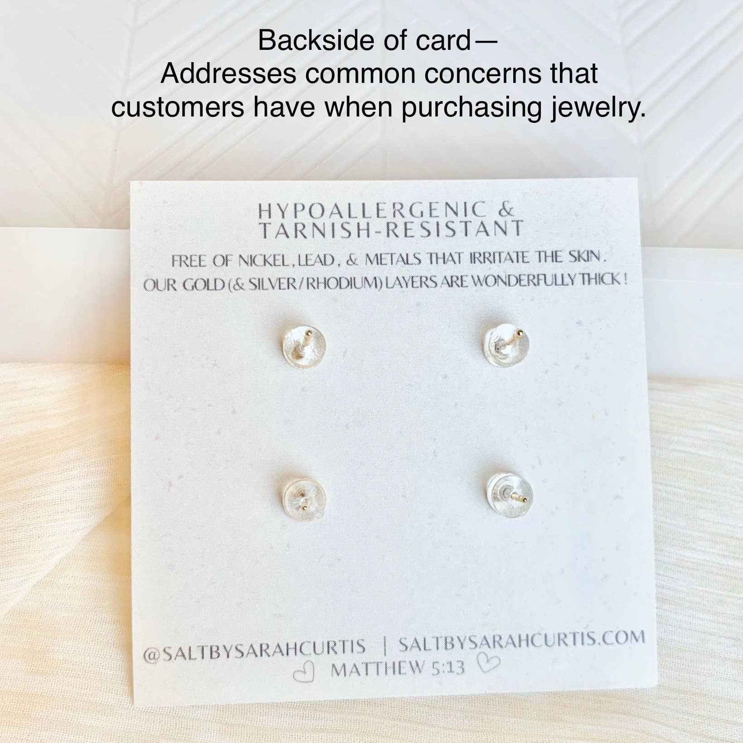 DAINTY STUD SETS | crystal stud earrings | minimal jewelry