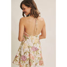 Floral Halter Mini Dress - The Envy Co