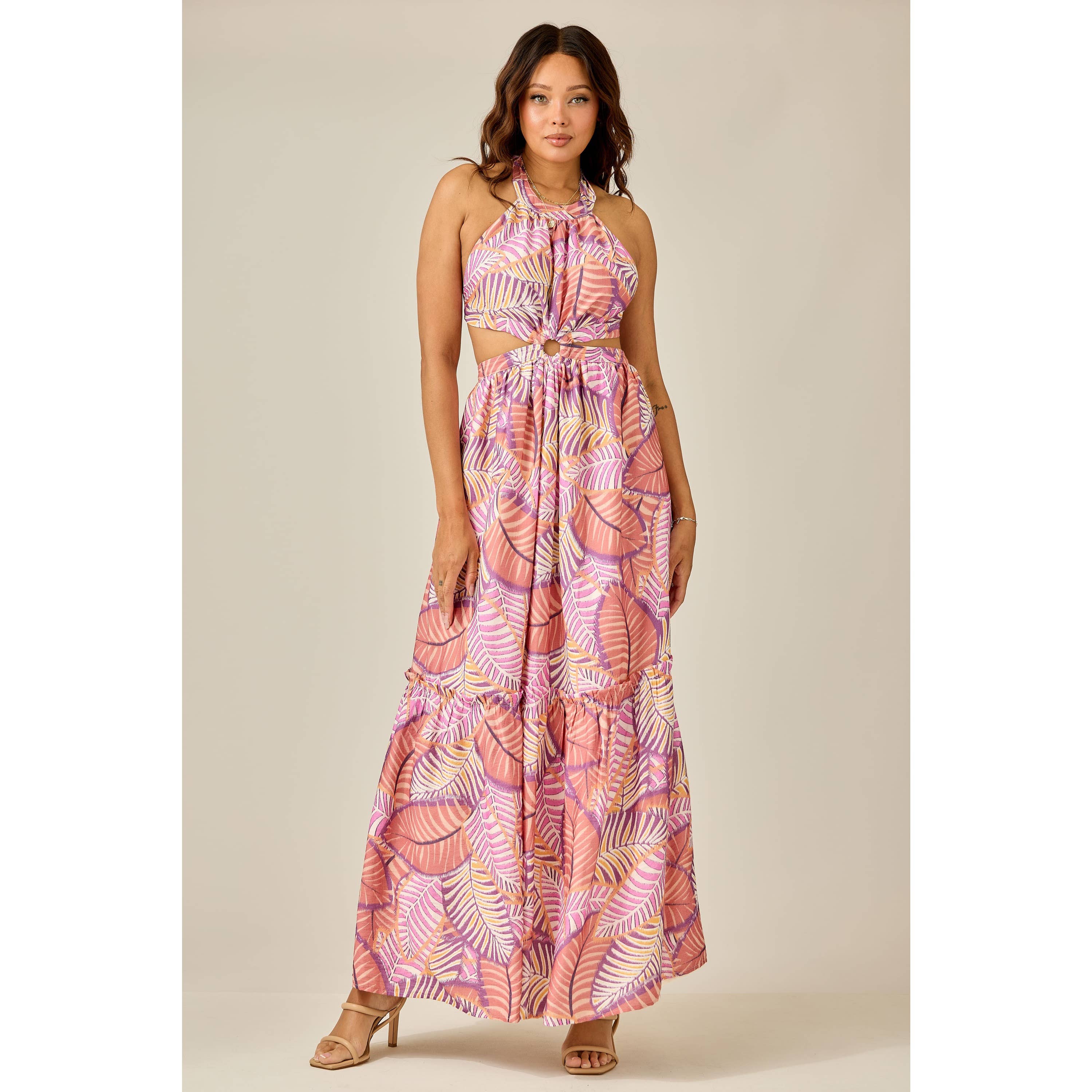 Sunset Palms Maxi Dress - The Envy Co