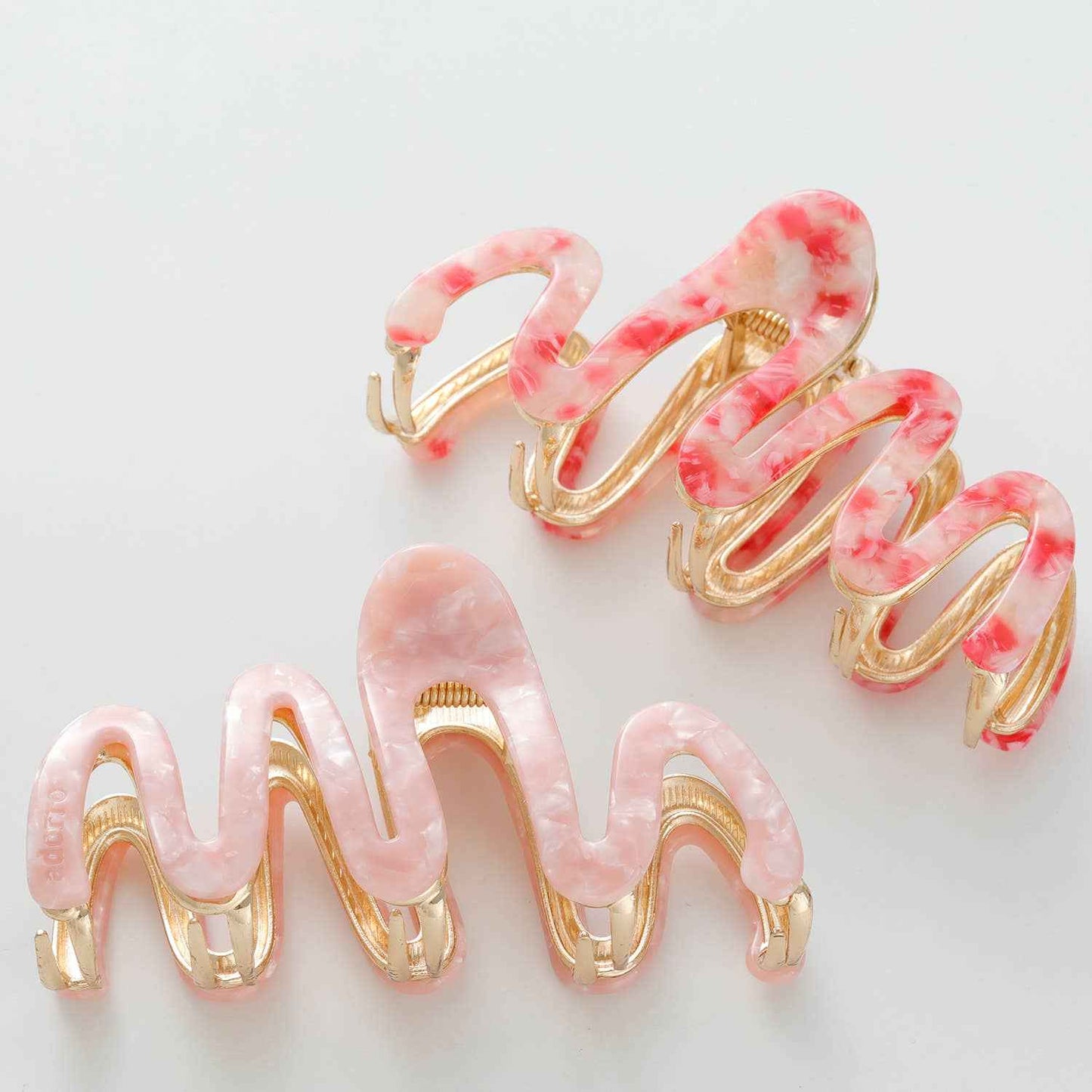 3 Pack Willow Rosé Claw Clip