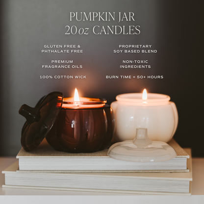 Pumpkin Jar Soy Candle 20oz