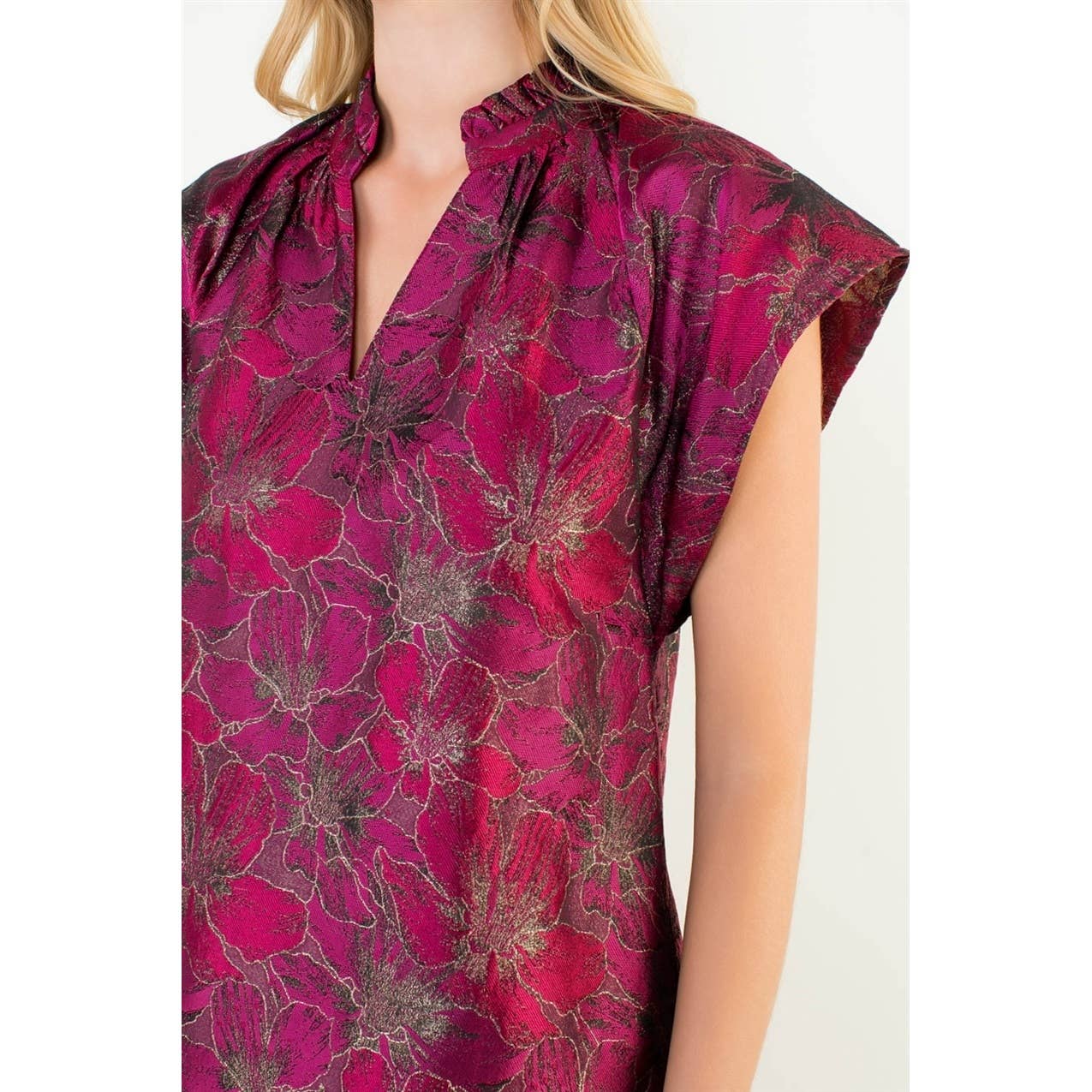 Crimson Bloom Dress - The Envy Co