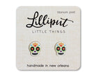 Sugar Skull Earrings // Day of the Dead // Los Muertos - The Envy Co