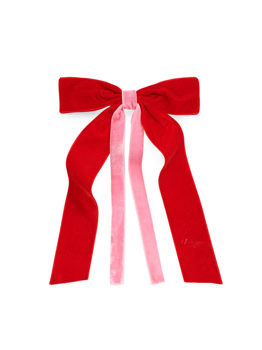 Velvet Bow Clip - The Envy Co