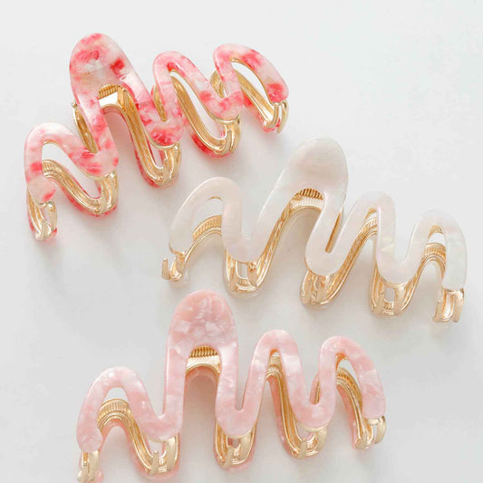 3 Pack Willow Rosé Claw Clip