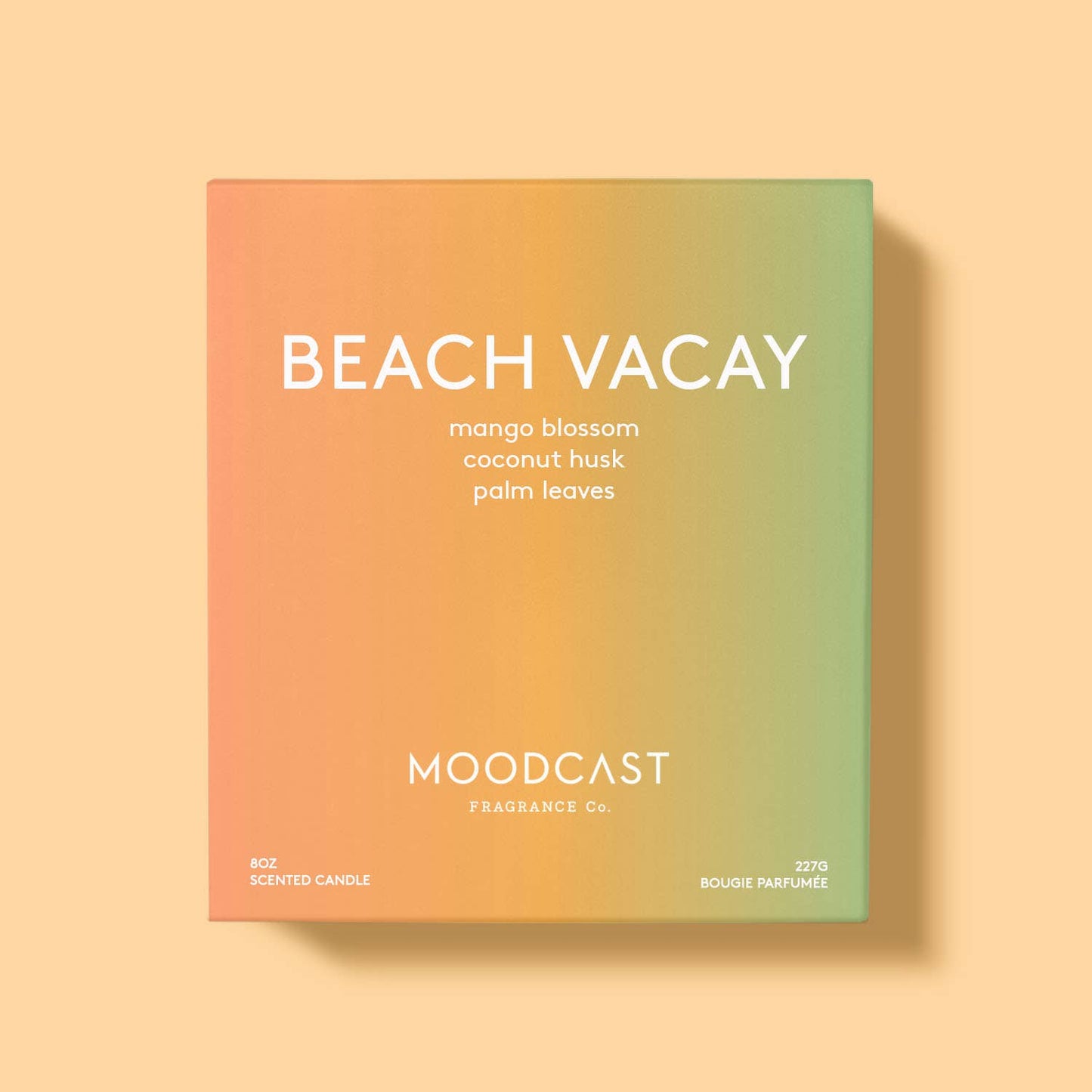Coconut Wax Candle - Vibes - Beach Vacay - 8 oz Glass Jar - The Envy Co