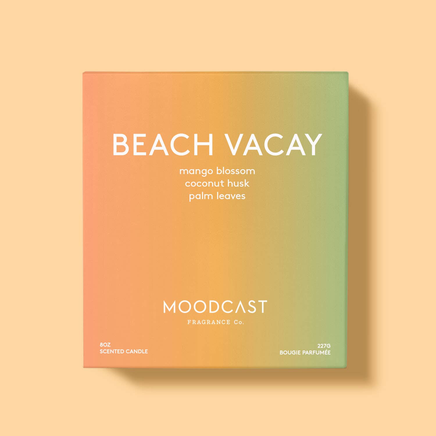 Coconut Wax Candle - Vibes - Beach Vacay - 8 oz Glass Jar - The Envy Co