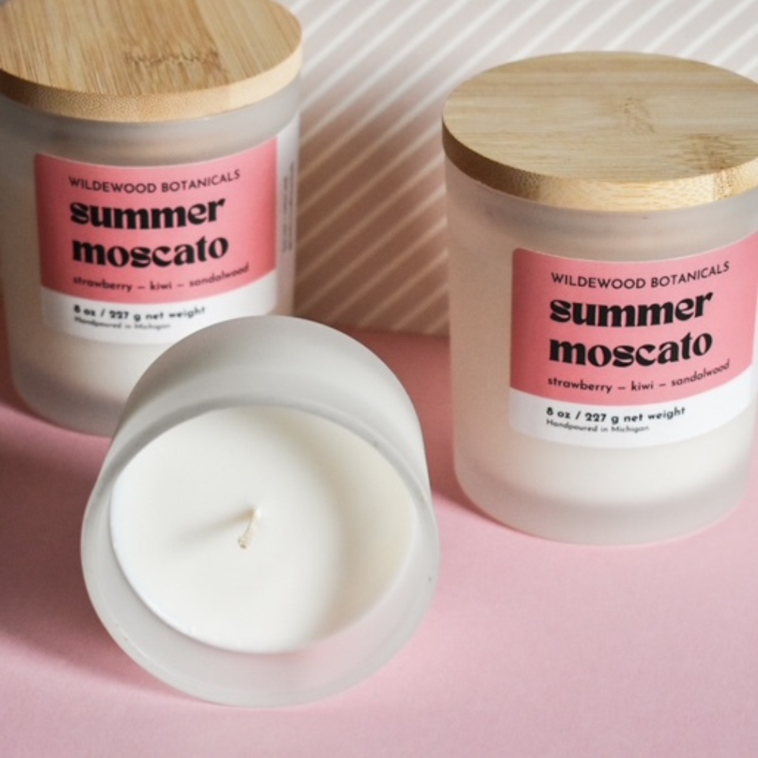 Mini Summer Moscato Soy Candle 3oz