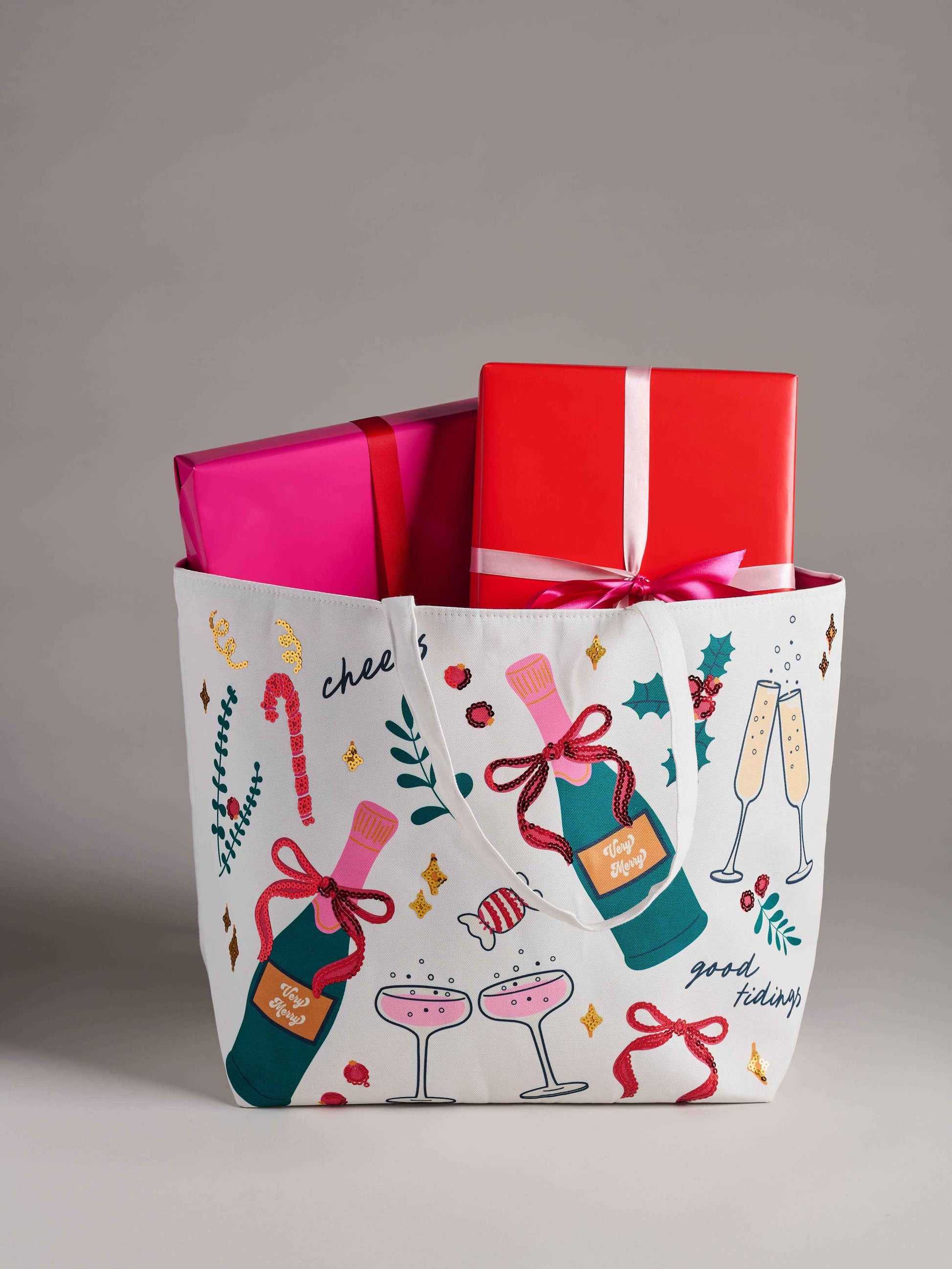 BUBBLES GIFTING TOTE,MULTI