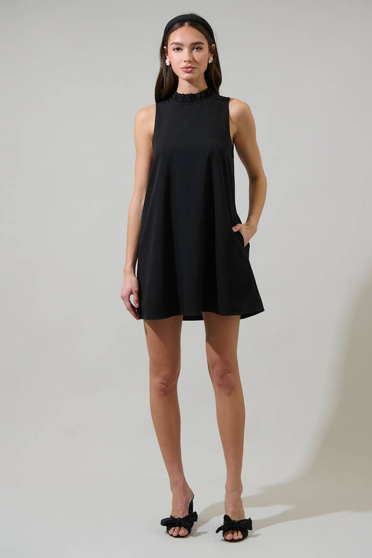 The Black Mini Dress - The Envy Co
