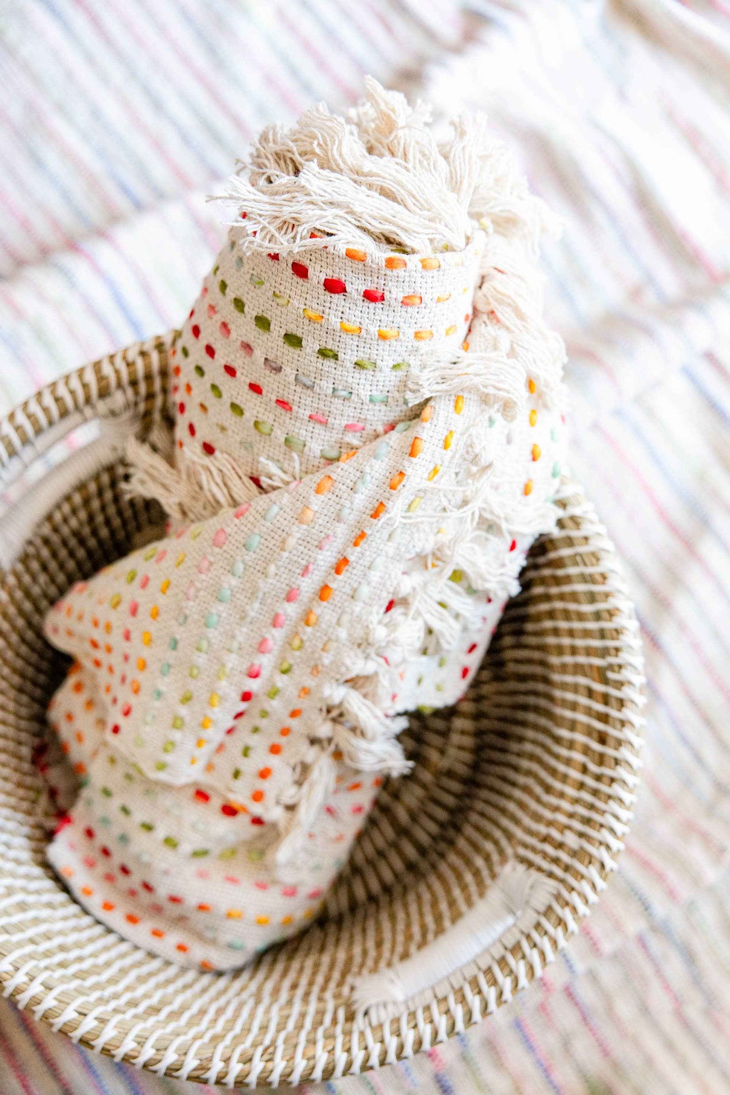 Handwoven Confetti Throw