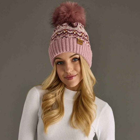 Pink Pom Hat