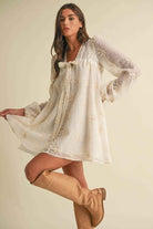 The Boho Mini Dress - Fall Dresses Northeast Ohio - Fall Pumpkin Patch outfit Lake County OH - Winery Outfit Geneva OH - Winery Outfit Napa Valley - Cold Weather Dress Texas - Long sleeve dress El Paso Texas - Woman's Dresses Painesville OH - Boho Woman's Dress Utah - The Envy Co, Painesville OH